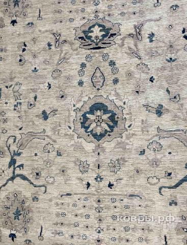 ковер ручной работы Шерстяной Афганский ковер ручной работы Сhoubi Ziegler (Чуби зиглер)  5.44x4.17 — фото 4