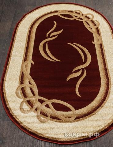 ковер Merinos Olympos a704 RED Овал — фото 2