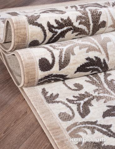ковер Merinos Valencia Deluxe d327 CREAM-BROWN — фото 15