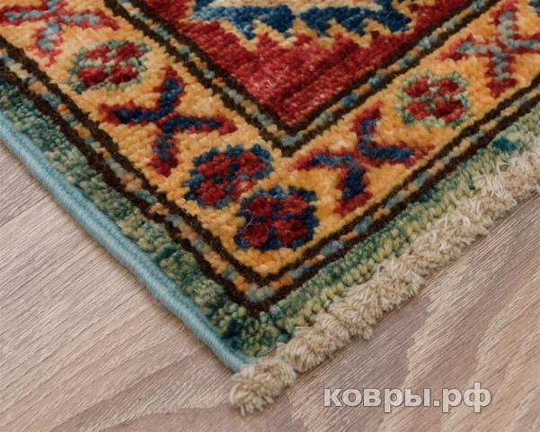 ковер ручной работы Пакистанский ковер ручной работы Казах 1.18x1.88м — фото 3