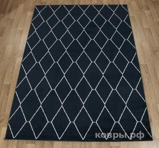 ковер Devos Caby Ambiance 81228 Navy-White — фото 2