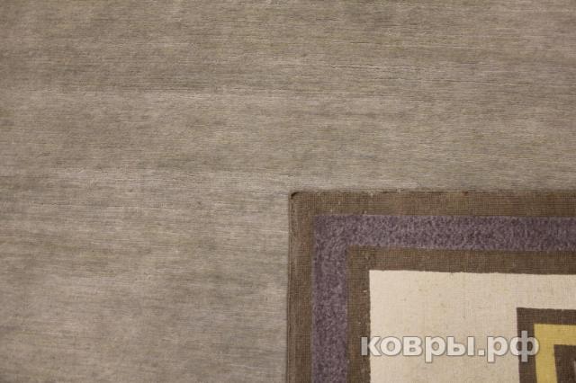 ковер ручной работы Индийский ковер ручной работы из шелка и шерсти 3.71x2.78 — фото 4