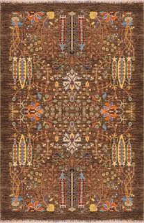 Шелковый Афганский ковер ручной работы Waziri (Вазири) 2.96x2 Шелковый Афганский ковер ручной работы Waziri (Вазири) 2.96x2