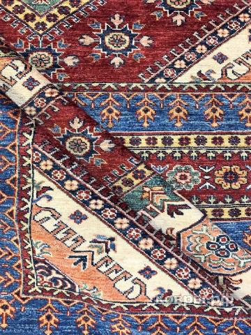 ковер ручной работы Шерстяной Афганский ковер ручной работы Kazakh (Казах) 3.17x2.54 — фото 2