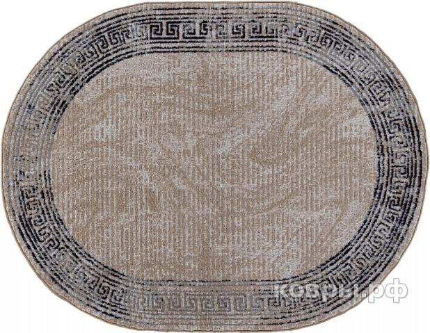 ковер Ковер AIDIN CARPET PRAGA 06022A TOZ GRI / LACIVERT Овал