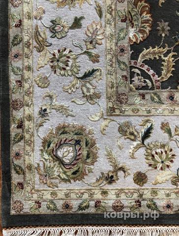 ковер ручной работы Индийский ковер ручной работы из шелка и шерсти Aurora (Аврора) 4.32x3.1 — фото 5