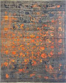 Шелковый Афганский ковер ручной работы Ruined Classics (Разрушенная классика) 4.4x3.6