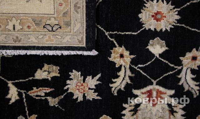 ковер ручной работы Шерстяной Афганский ковер ручной работы Сhoubi Ziegler (Чуби зиглер) 3.17x2.47 — фото 5