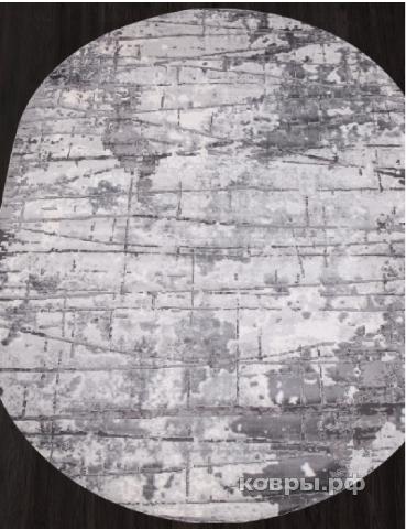 ковер KARMEN HALI ARMINA 03752A GREY / GREY Овал — фото 2