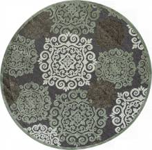 Коротковорсовый зелёный ковёр GENOVA 938001 556550 Круг Коротковорсовый зелёный ковёр GENOVA 938001 556550 Круг