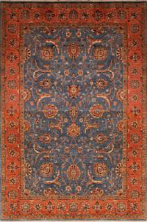 Афганский ковер ручной работы из шелка и шерсти Bidjar (Биджар) 2.9x2.05