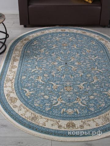 ковер Ковер ARDA ZARINA M101B BLUE SHIRINK / BLUE SHIRINK Овал — фото 5