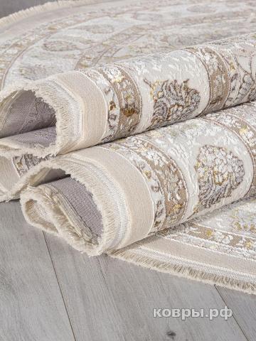 ковер Ковер ARDA ZARINA A050B L.BEIGE / CREAM Овал — фото 4