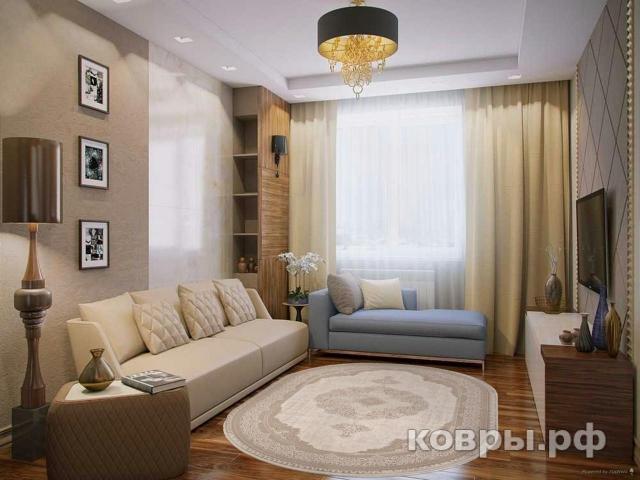 ковер Ковер ROZA SIESTA M029A WHITE / LIGHT BEIGE Овал — фото 3