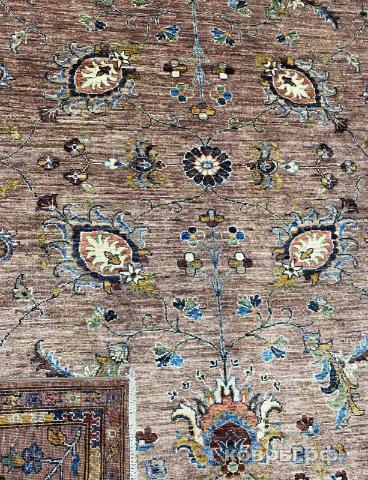 ковер ручной работы Шелковый Афганский ковер ручной работы Waziri (Вазири солтани)  3x2.55 — фото 5