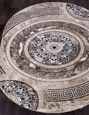 ковер Merinos Valencia Deluxe d300 BROWN Овал — фото 3