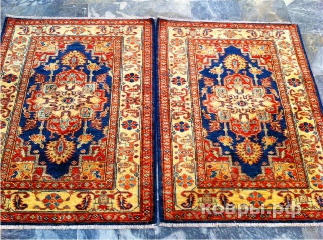 ковер ручной работы Афганский ковер ручной работы Казах 202 0.8x1.2м — фото 2