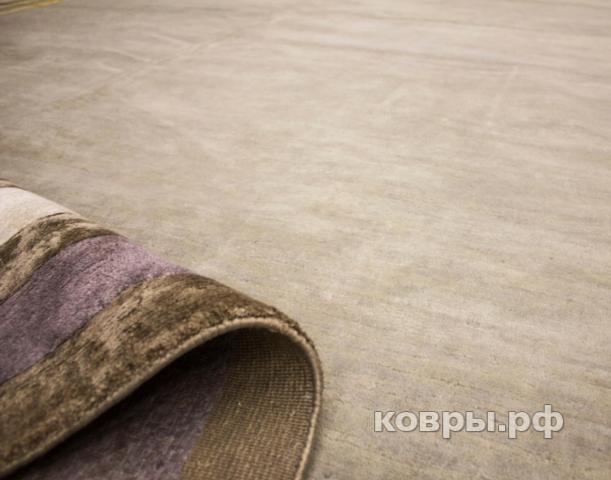 ковер ручной работы Индийский ковер ручной работы из шелка и шерсти 4.03x4.03 — фото 5