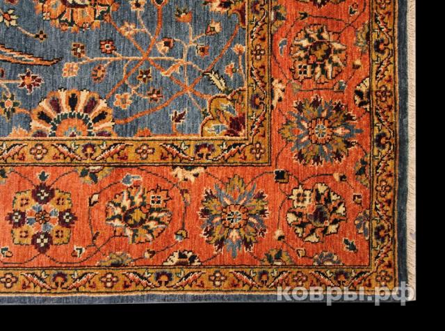 ковер ручной работы Афганский ковер ручной работы из шелка и шерсти Bidjar (Биджар) 2.9x2.05 — фото 2