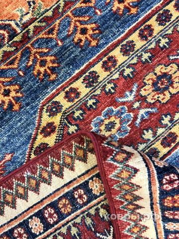 ковер ручной работы Шерстяной Афганский ковер ручной работы Kazakh (Казах) 3.17x2.54 — фото 4