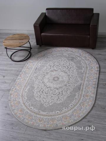 ковер Ковер KARMEN HALI ARMINA GA014N GREY / MULTI Овал — фото 2