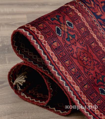 ковер ручной работы Афганский ковер ручной работы Белджик 1.0x1.12м — фото 14