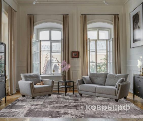 ковер Ковер EFOR LUCCI P0002 L.GRAY / L.GRAY — фото 3