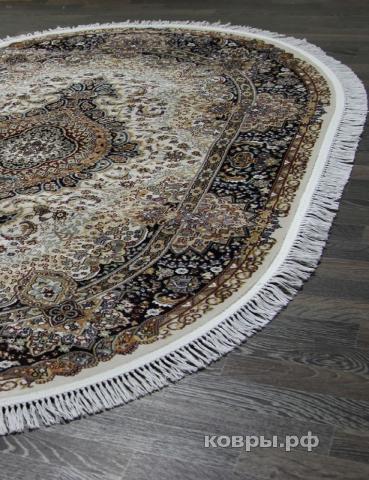 ковер Merinos Shahreza d414 CREAM-NAVY Овал — фото 4