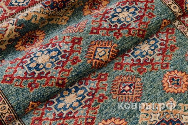 ковер ручной работы Пакистанский ковер ручной работы Казах 1.18x1.88м — фото 6