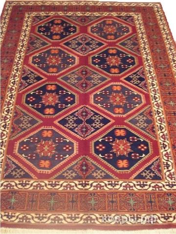 ковер ручной работы Афганский ковер ручной работы Ширван 1.54x2.09м — фото 2