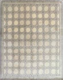 Китайский ковер ручной работы из шелка и шерсти 3.05x2.44