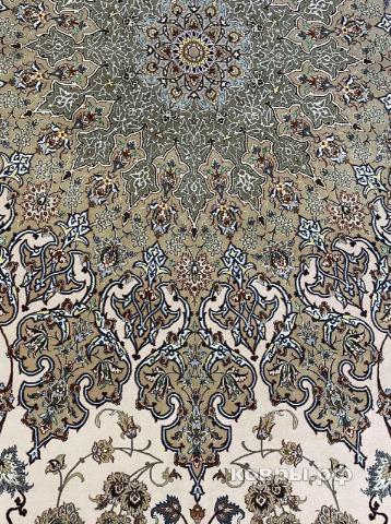 ковер ручной работы Иранский ковер ручной работы из шелка и шерсти Isfahan (Исфахан) 8.08x5 — фото 3