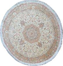 Иранский ковер ручной работы из шелка и шерсти Tabriz (Табриз Забвар) 2x2.05