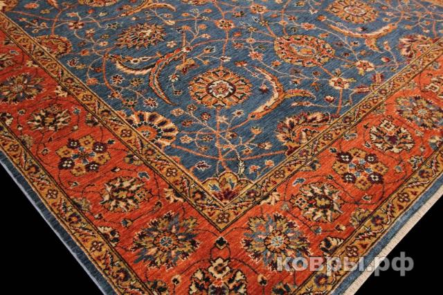 ковер ручной работы Афганский ковер ручной работы из шелка и шерсти Bidjar (Биджар) 2.9x2.05 — фото 3