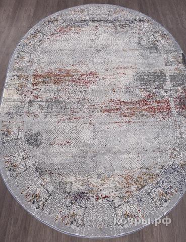 ковер ARDA MARDAN 5044A COKEN D.GREY / BLUE Овал — фото 2