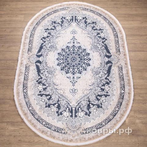 ковер Milat Loft A482A C_NAVY / CREAM овал