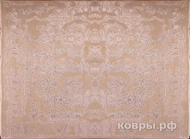 ковер ручной работы Индийский ковер ручной работы из шелка и шерсти 3.52x2.53