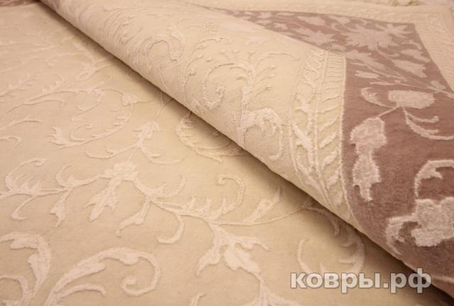 ковер ручной работы Индийский ковер ручной работы из шелка и шерсти Rajkumar (Ражкумар) 3.02x1.92 — фото 3