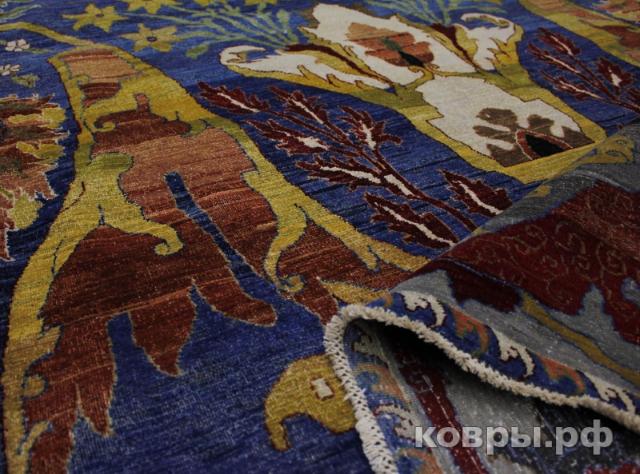 ковер ручной работы Шерстяной Индийский ковер ручной работы 4.35x2.97 — фото 3