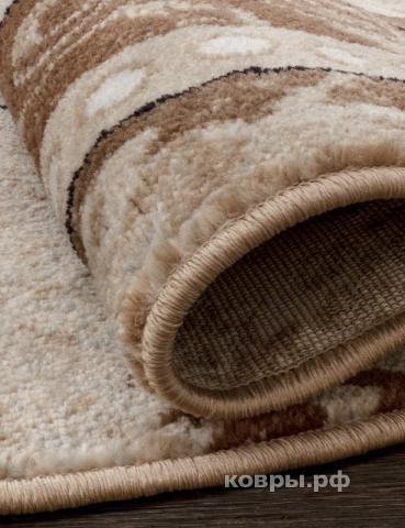 ковер Merinos Valencia Deluxe d300 BROWN Овал — фото 5