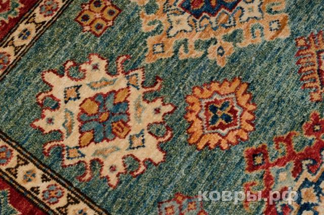 ковер ручной работы Пакистанский ковер ручной работы Казах 1.18x1.88м — фото 7