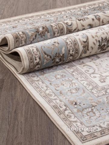 ковер MERINOS VALENCIA DELUXE F014 CREAM-L.BLUE — фото 4
