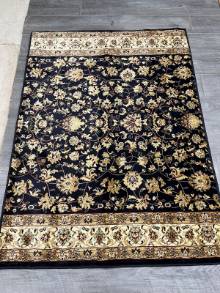 Коврик № 744 ,синий,размер 1,2 на 1,6 метра