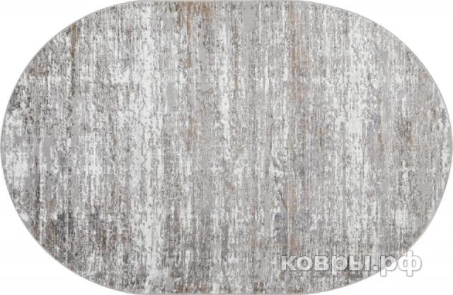 ковер Ковер Современный ALPIN PARADIZE 00741A GREY / GREY Овал