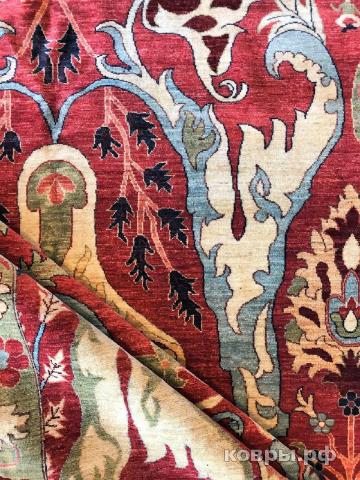 ковер ручной работы Шелковый Афганский ковер ручной работы Bidjar (Биджар) 3.71x2.76 — фото 2