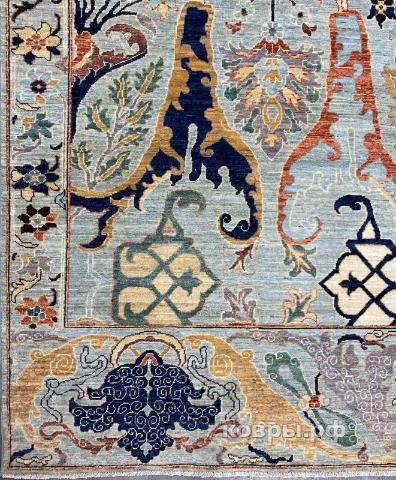 ковер ручной работы Шелковый Афганский ковер ручной работы Bidjar (Биджар) 4.18x3.02 — фото 2