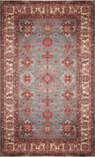 Шерстяной Афганский ковер ручной работы Kazakh (Казах)  3.87x2.7