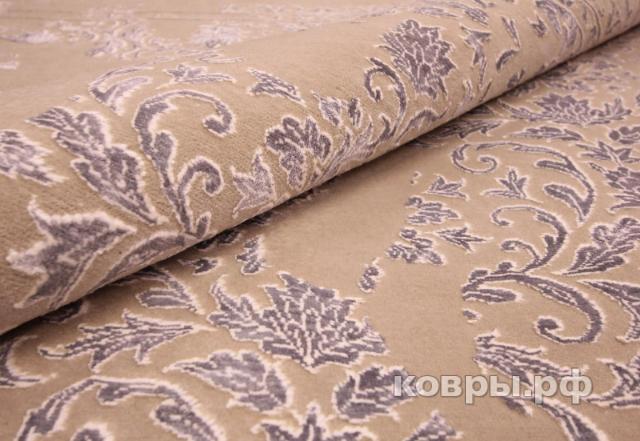 ковер ручной работы Индийский ковер ручной работы из шелка и шерсти 3.52x2.53 — фото 2