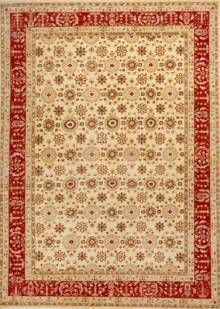 Гладкий ковер ручной работы Чуби Зиглер 2.75x3.68м