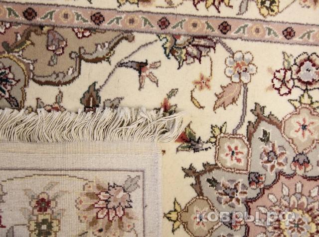 ковер ручной работы Китайский ковер ручной работы из шелка и шерсти 2.35x0.78 — фото 3